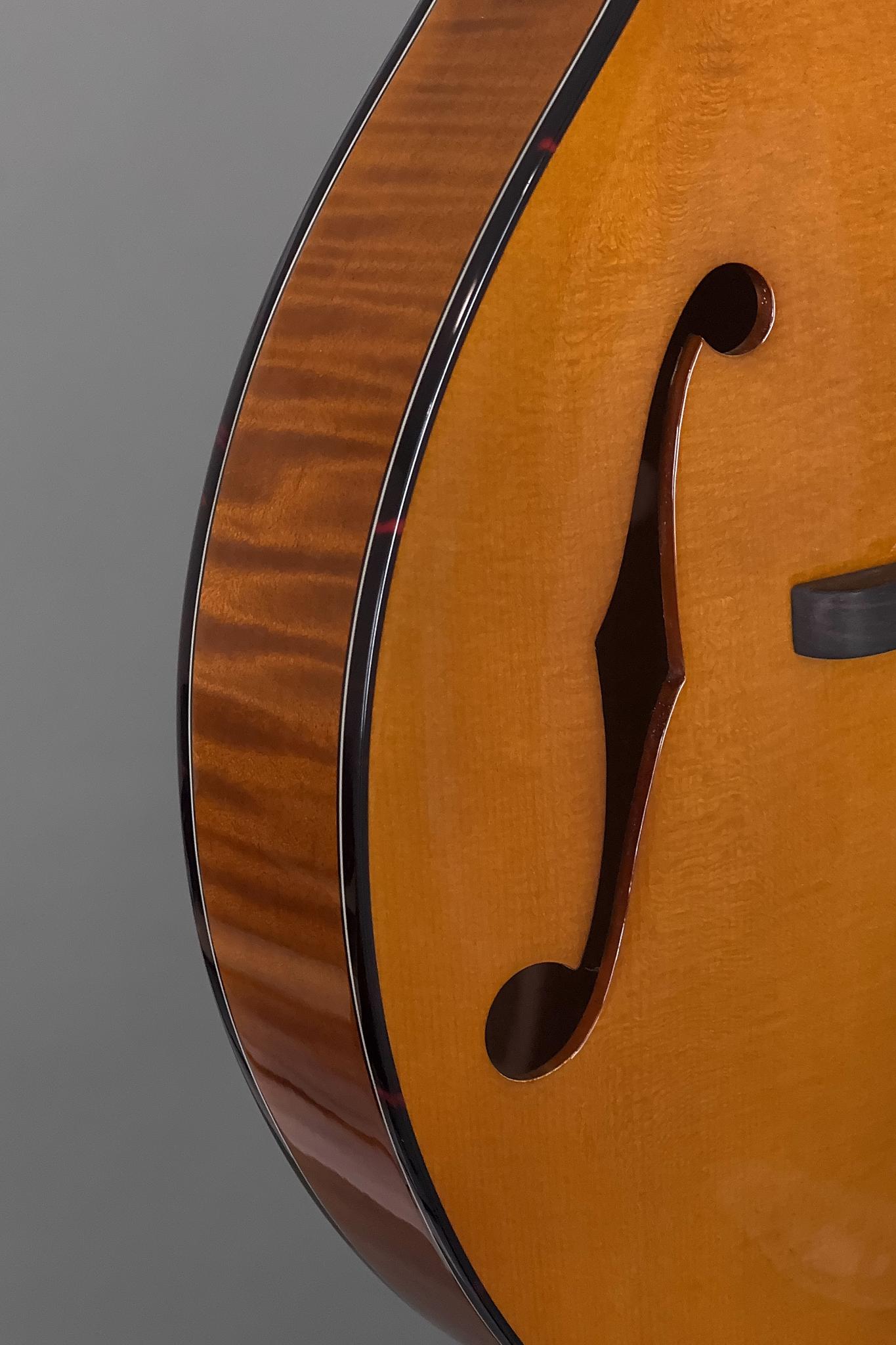 Northfield Big Mon w/ Engelmann Top & Wide Nut in Amber (#B250844)