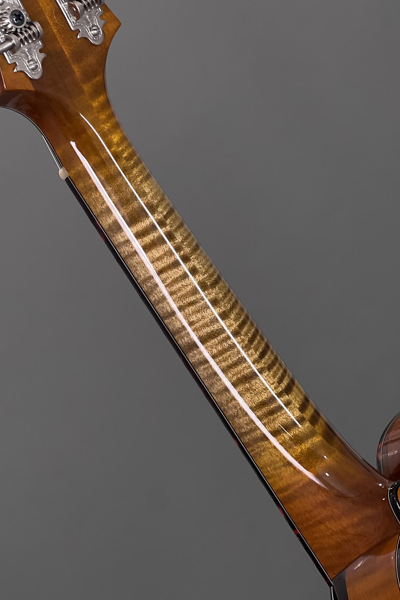 Northfield Big Mon w/ Engelmann Top & Wide Nut in Amber (#B250844)