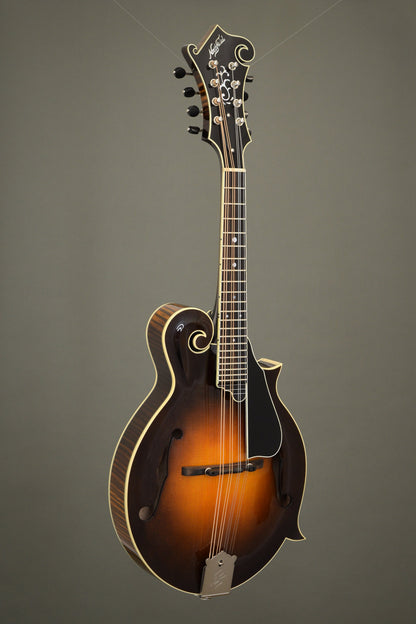 Full front view of the Northfield Big Mon mandolin with Engelmann spruce top